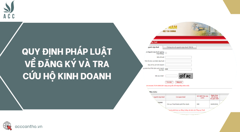 Quy định pháp luật về đăng ký và tra cứu hộ fv888