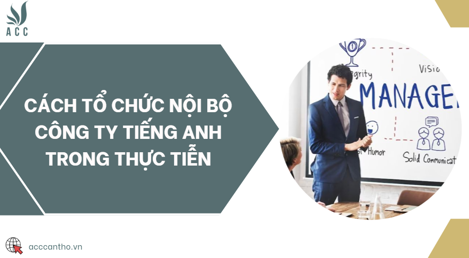 Cách tổ chức nội bộ công ty tiếng Anh trong thực tiễn