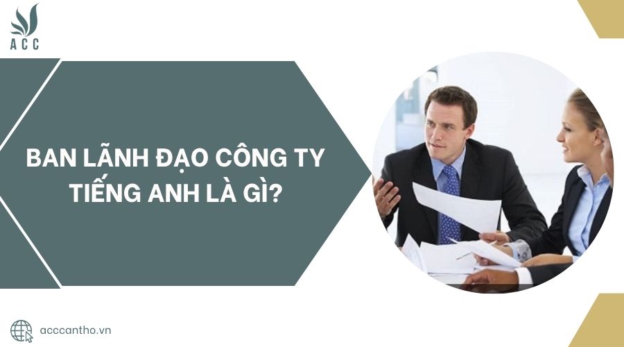 Ban lãnh đạo công ty tiếng Anh là gì?