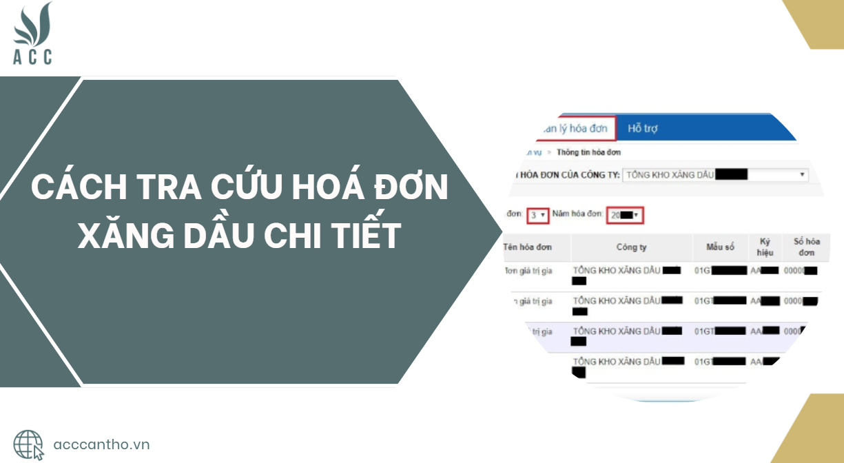 Cách tra cứu hoá đơn xăng dầu chi tiết