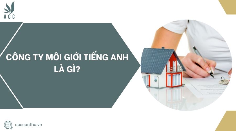 Công ty môi giới tiếng Anh là gì?