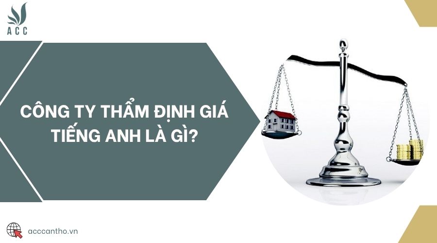 Công ty thẩm định giá tiếng Anh là gì?