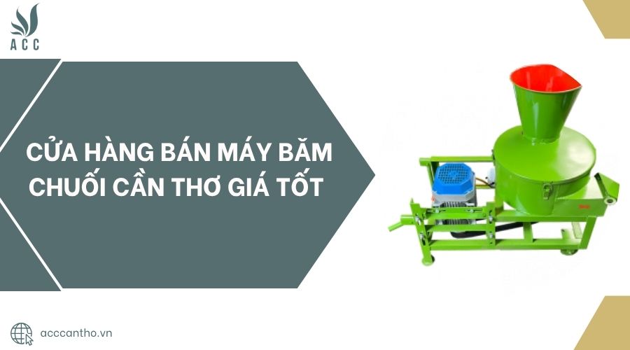 Cửa hàng bán máy băm chuối Cần Thơ giá tốt