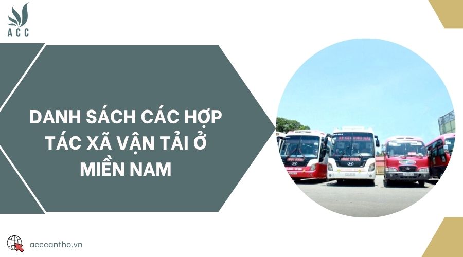 Danh sách các hợp tác xã vận tải ở miền Nam