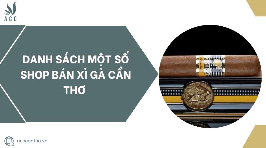 Danh sách một số shop bán xì gà Cần Thơ