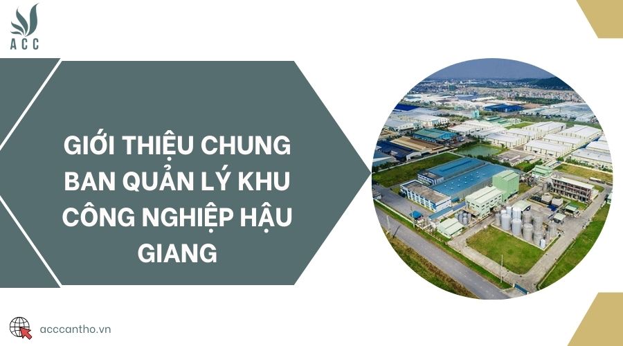 Giới thiệu chung Ban quản lý Khu công nghiệp Hậu Giang