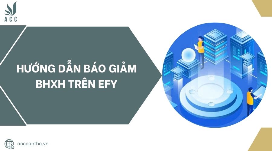 Hướng dẫn báo giảm bhxh trên efy