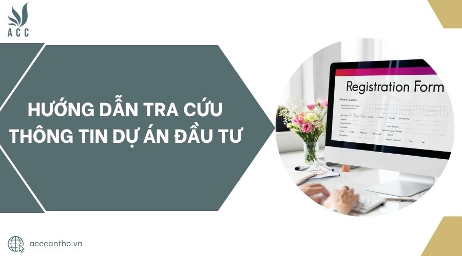 Hướng dẫn tra cứu thông tin dự án đầu tư