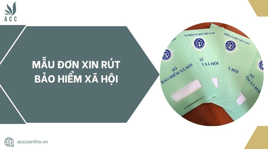 Mẫu đơn xin rút bảo hiểm xã hội