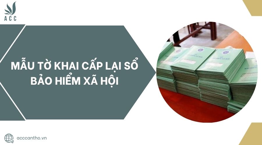 Mẫu tờ khai cấp lại sổ bảo hiểm xã hội