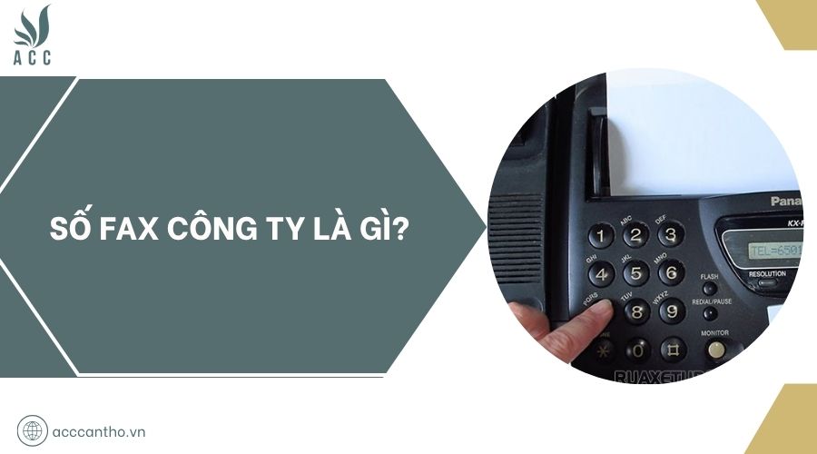 Số fax công ty là gì?