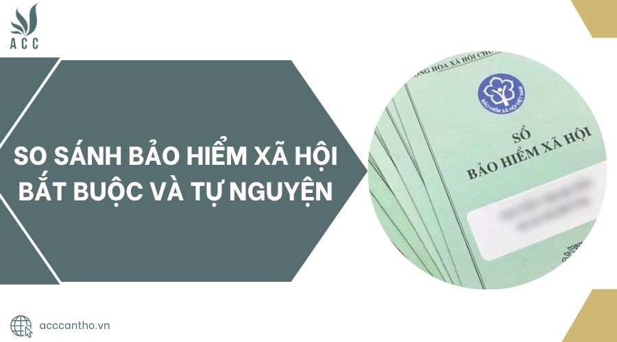 So sánh bảo hiểm xã hội bắt buộc và tự nguyện