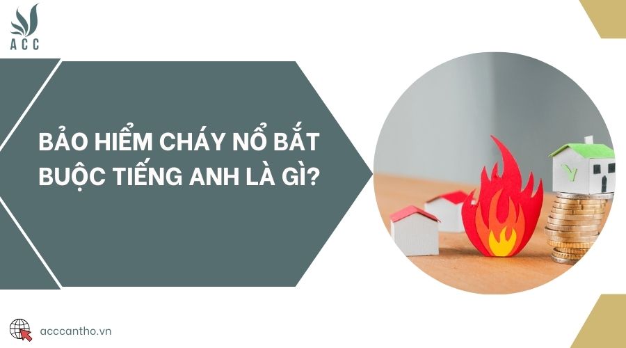 Bảo hiểm cháy nổ bắt buộc tiếng anh là gì?