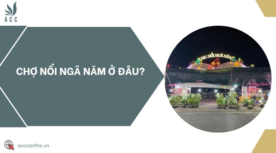 Chợ Nổi Ngã Năm ở đâu?
