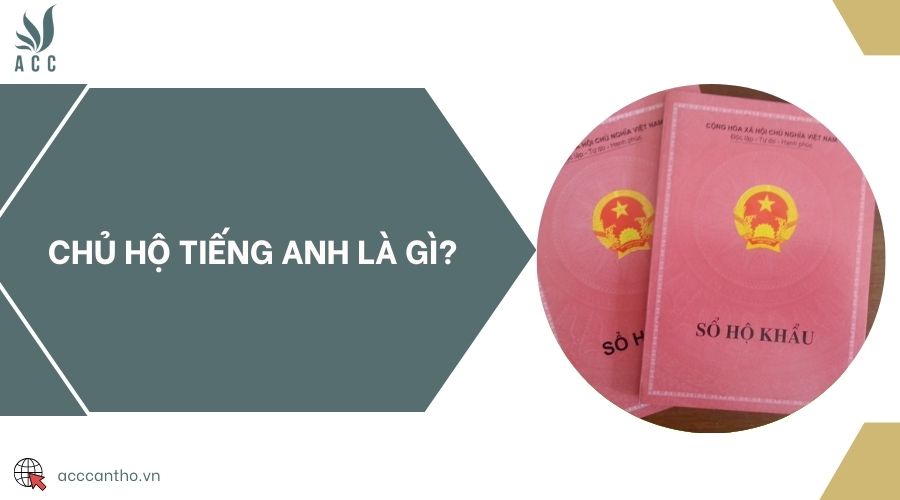 Chủ hộ tiếng Anh là gì?