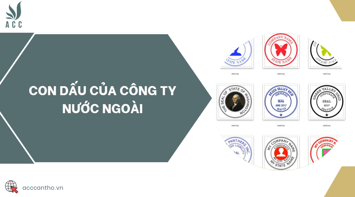 Con dấu của công ty nước ngoài