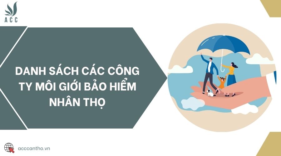 Danh sách các công ty môi giới bảo hiểm nhân thọ
