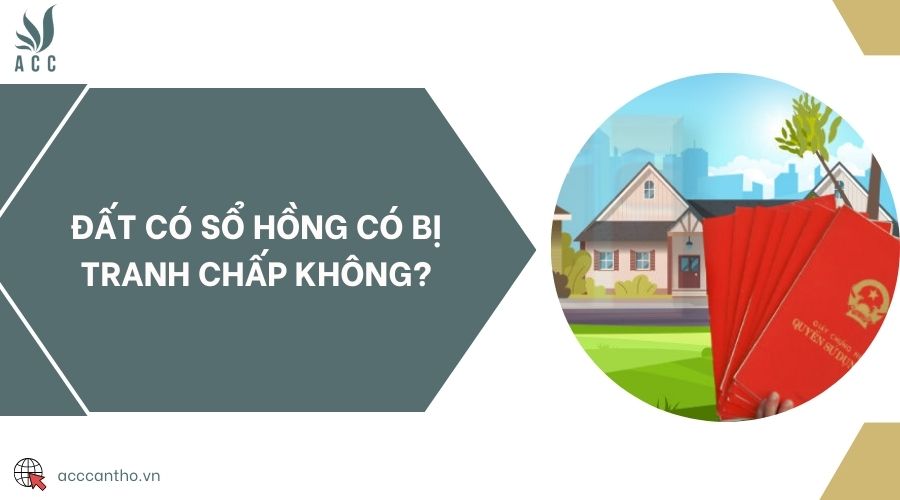 Đất có sổ hồng có bị tranh chấp không?