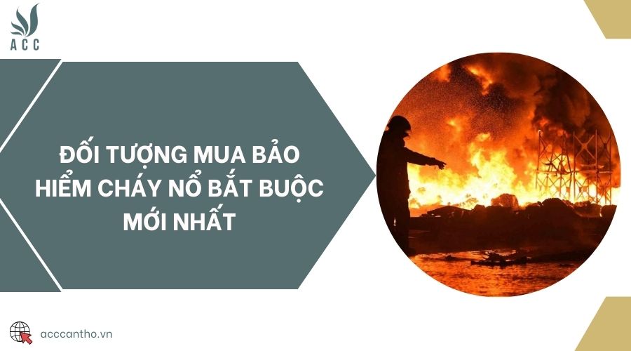 Đối tượng mua bảo hiểm cháy nổ bắt buộc mới nhất