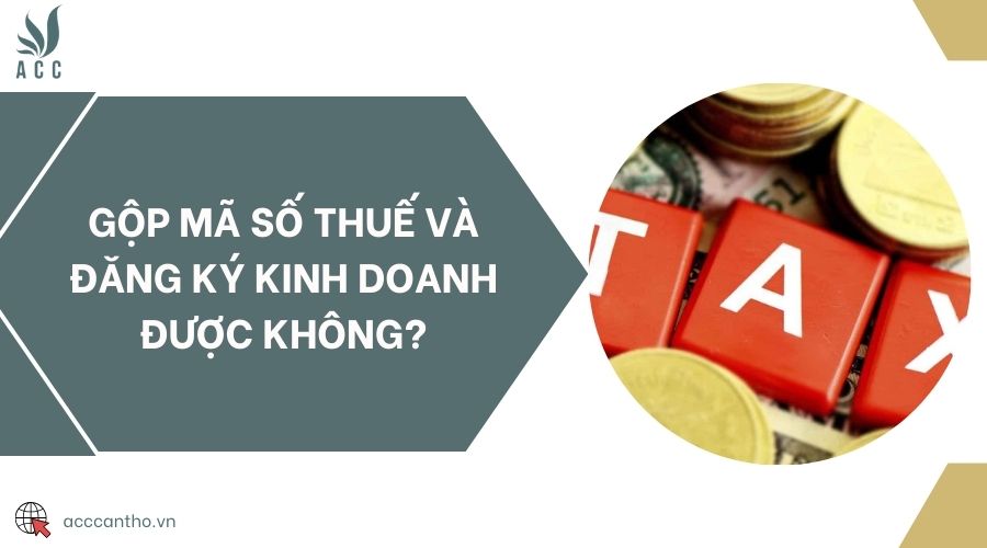 Gộp mã số thuế và đăng ký fv888 được không?