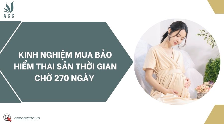 Kinh nghiệm mua bảo hiểm thai sản thời gian chờ 270 ngày 