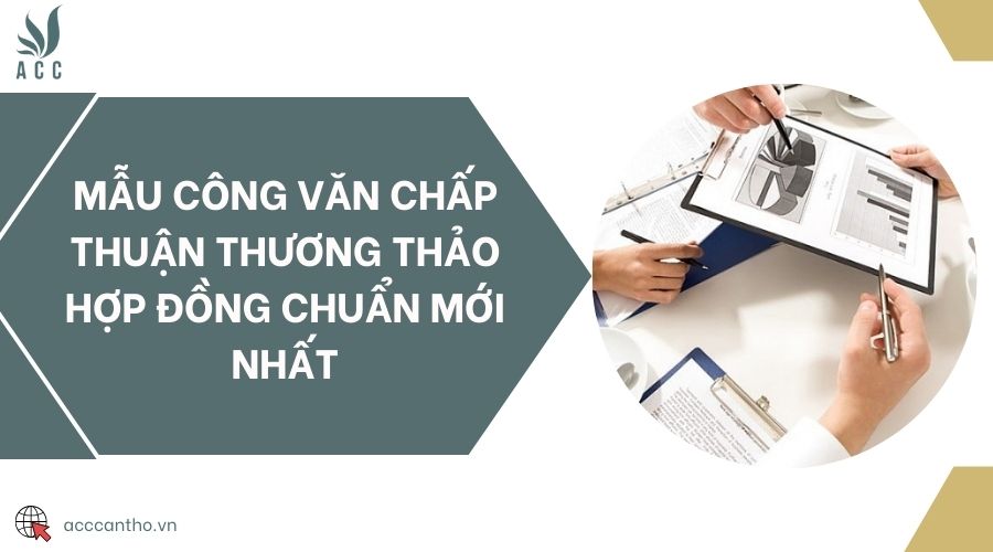 Mẫu công văn chấp thuận thương thảo hợp đồng chuẩn mới nhất