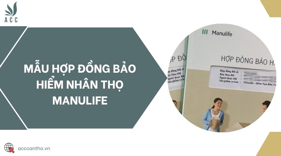 Mẫu hợp đồng bảo hiểm nhân thọ Manulife