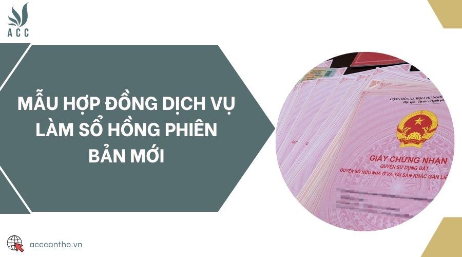 Mẫu hợp đồng fv888 làm sổ hồng phiên bản mới