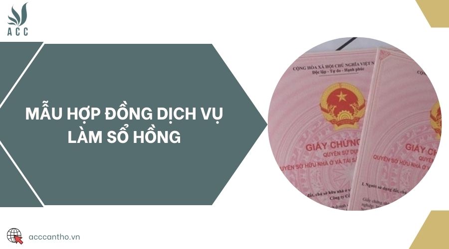 Mẫu hợp đồng fv888 làm sổ hồng