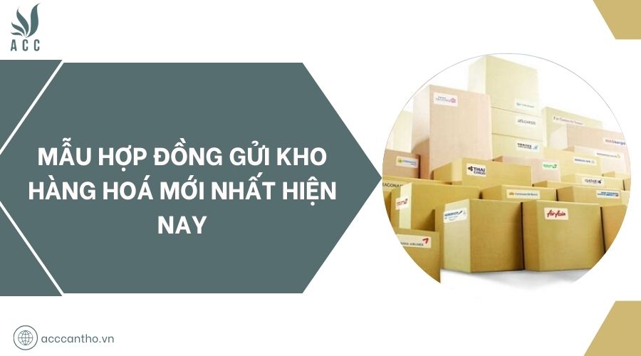Mẫu hợp đồng gửi kho hàng hoá mới nhất hiện nay