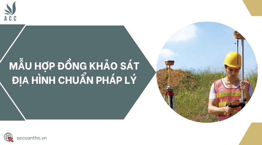 Mẫu hợp đồng khảo sát địa hình chuẩn fv88 nhà cái