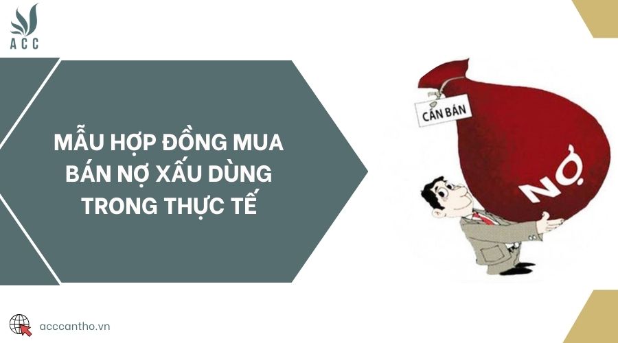 Mẫu hợp đồng mua bán nợ xấu dùng trong thực tế