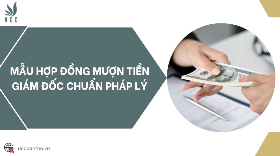 Mẫu hợp đồng mượn tiền giám đốc chuẩn fv88 nhà cái
