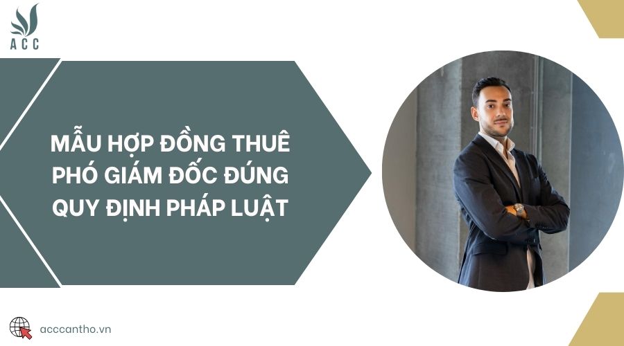 Mẫu hợp đồng thuê phó giám đốc đúng quy định pháp luật