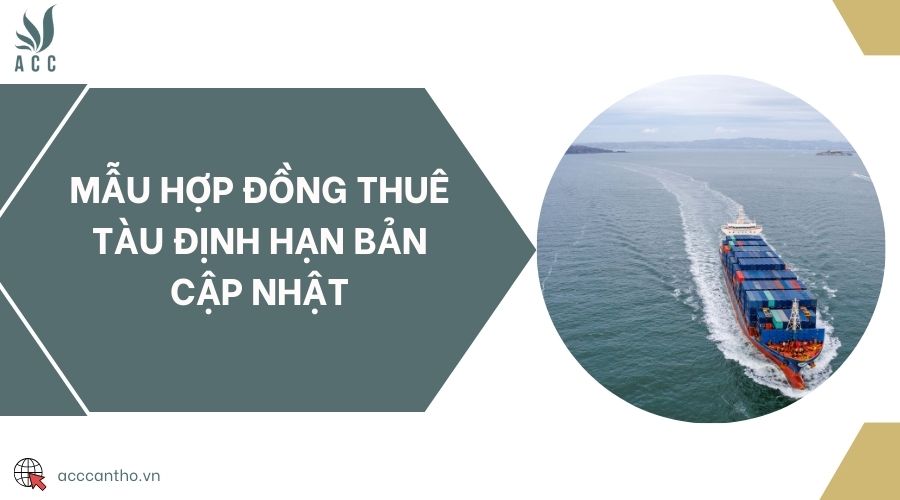 Mẫu hợp đồng thuê tàu định hạn bản cập nhật