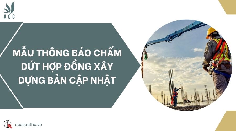 Mẫu thông báo chấm dứt hợp đồng fv88 vn bản cập nhật