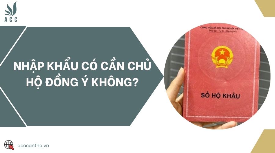 Nhập khẩu có cần chủ hộ đồng ý không?