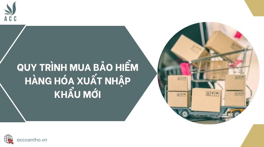 Quy trình mua bảo hiểm hàng hóa xuất nhập khẩu mới