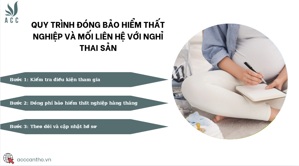 Quy trình đóng bảo hiểm thất nghiệp và mối liên hệ với nghỉ thai sản