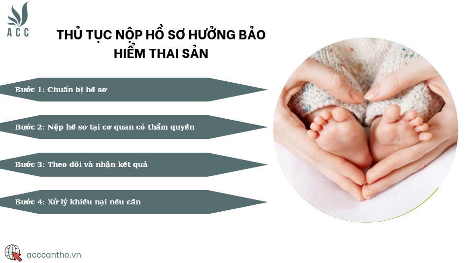 Thủ tục nộp hồ sơ hưởng bảo hiểm thai sản