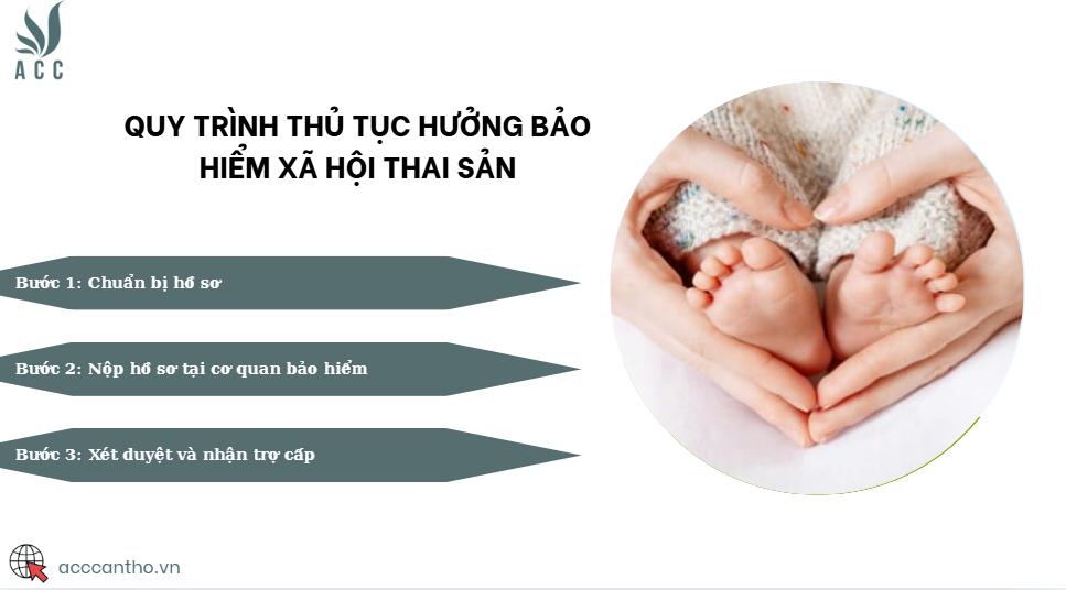 Quy trình thủ tục hưởng bảo hiểm xã hội thai sản