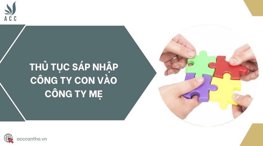 Thủ tục sáp nhập công ty con vào công ty mẹ