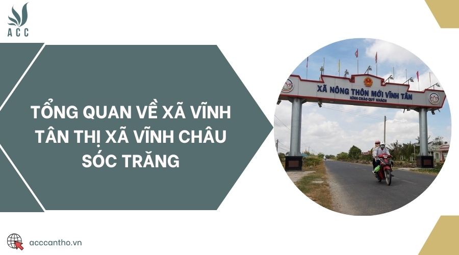 Tổng quan về xã Vĩnh Tân thị xã Vĩnh Châu Sóc Trăng