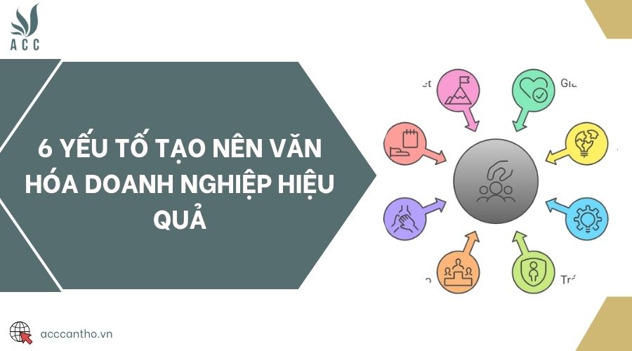 6 yếu tố tạo nên văn hóa doanh nghiệp hiệu quả