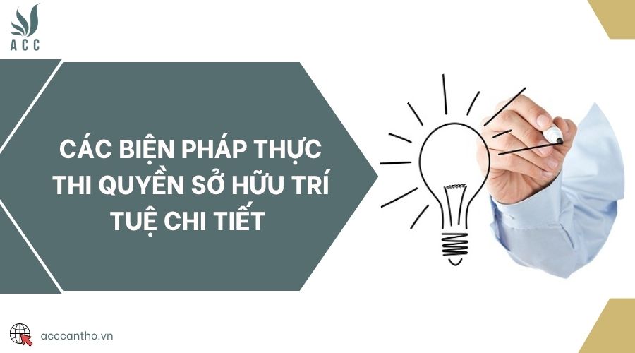 Các biện pháp thực thi quyền sở hữu trí tuệ chi tiết