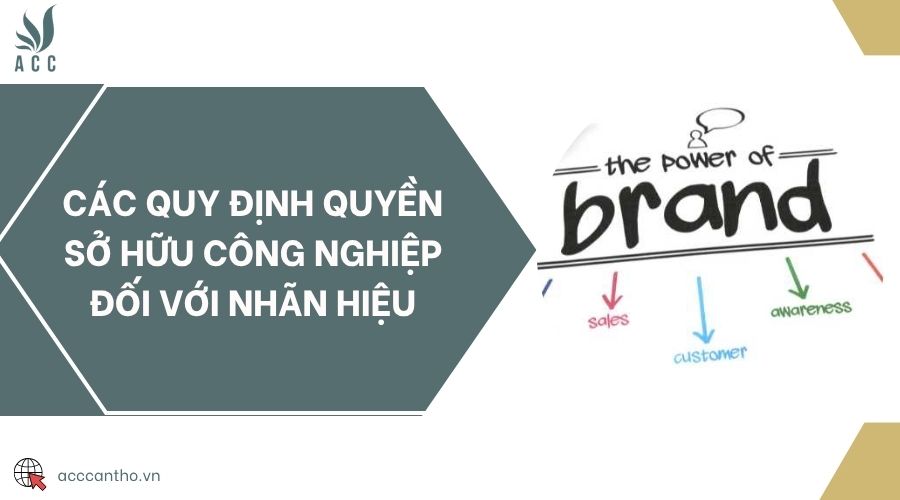 Các quy định quyền sở hữu công nghiệp đối với nhãn hiệu