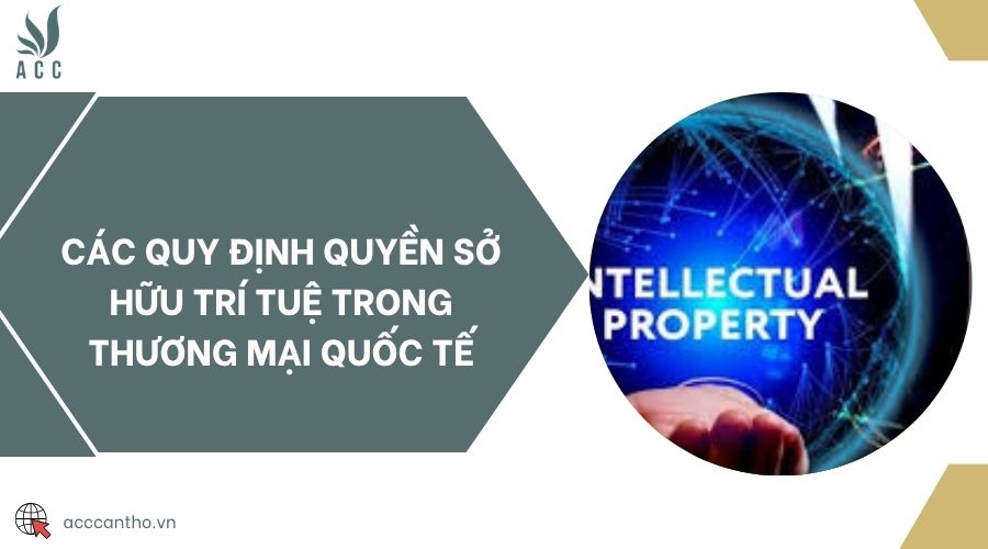 Các quy định quyền sở hữu trí tuệ trong thương mại quốc tế
