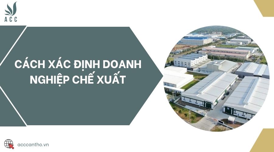Cách xác định doanh nghiệp chế xuất