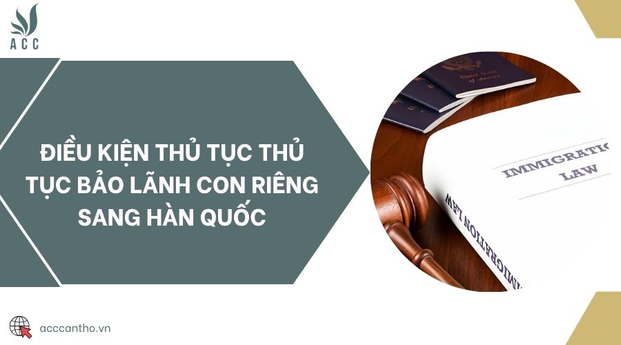 Điều kiện thủ tục thủ tục bảo lãnh con riêng sang Hàn Quốc