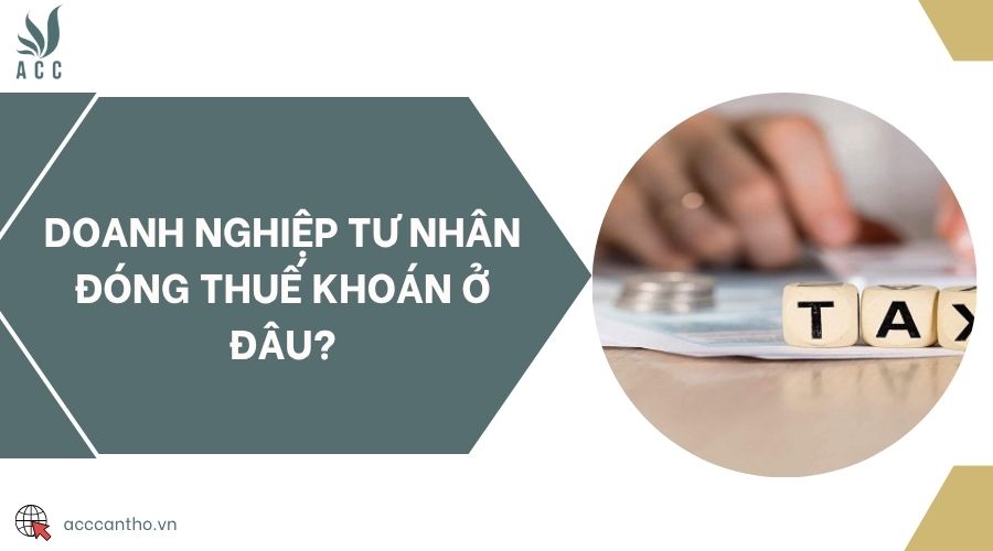 Doanh nghiệp tư nhân đóng thuế khoán ở đâu?